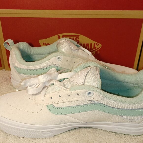 Vans Men's 7/Women's 8.5 Kyle Walker Sport Vtg White/Mint VN0A5JIE9C9 - Picture 11 of 12